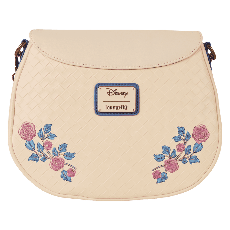 Sleeping Beauty Princess Aurora & Prince Phillip Floral Crossbody Bag